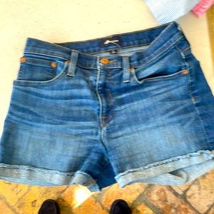 J Crew Blue jean shorts new without tag
